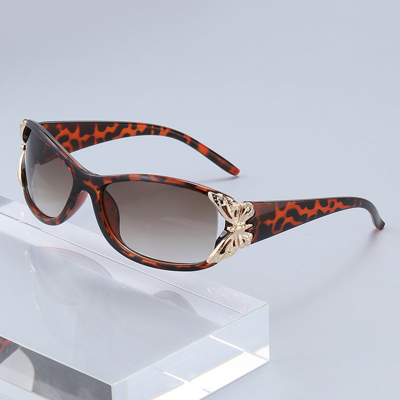 Wraparound Driving Sunglasses In European And American Style