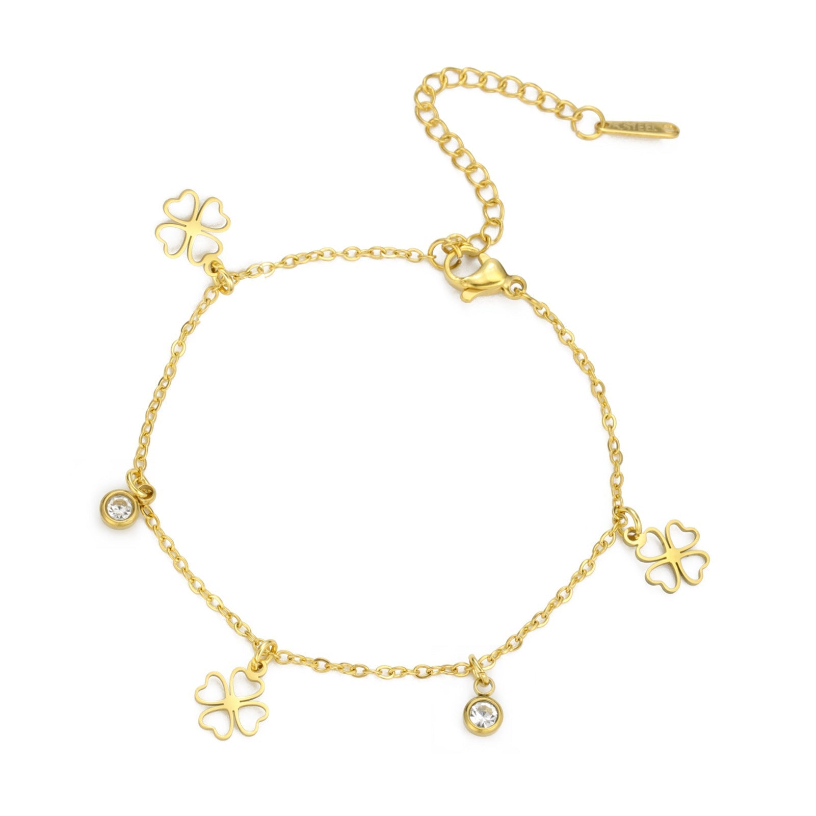 Fashionable And Minimalist Womens Multi-hollow Heart Bracelet