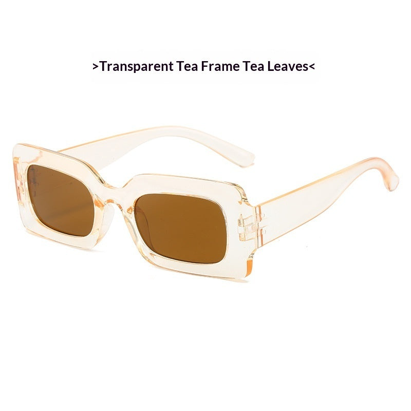 Retro Square Small-Frame Cross-Border Personalized Sunglasses