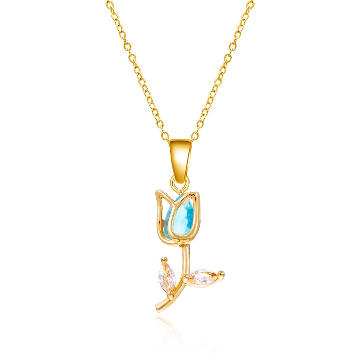 Elegant And Fashionable Tulip Necklace For Women