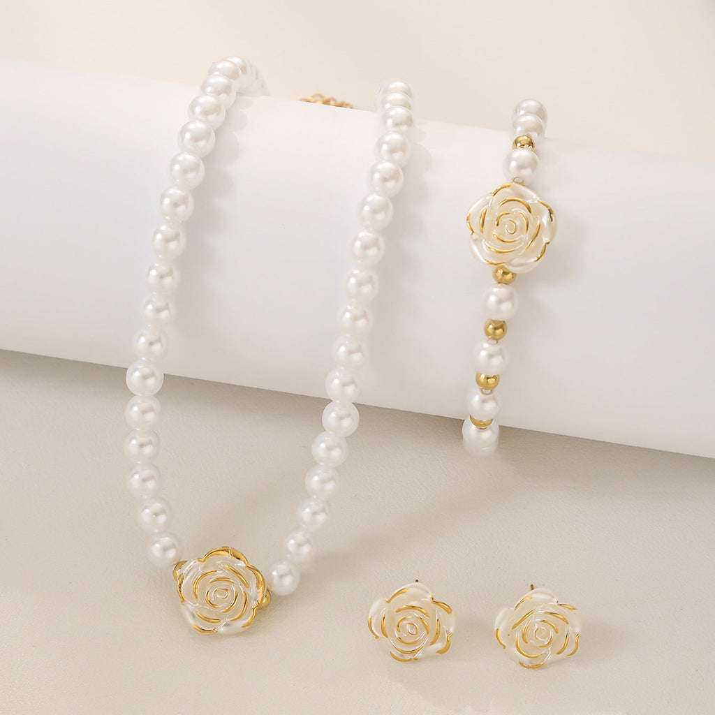 New Floral Design Womens Jewelry Set