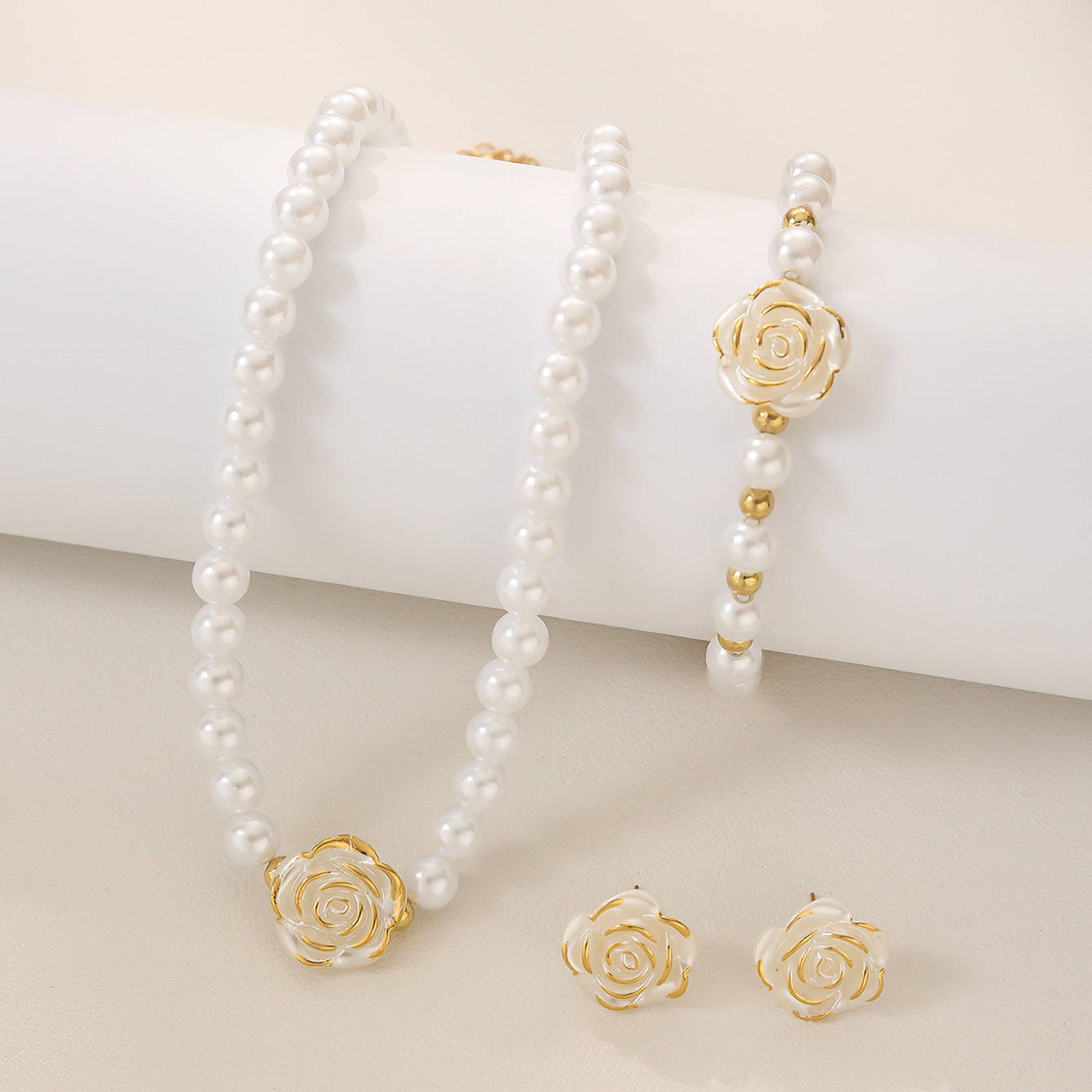 New Floral Design Womens Jewelry Set