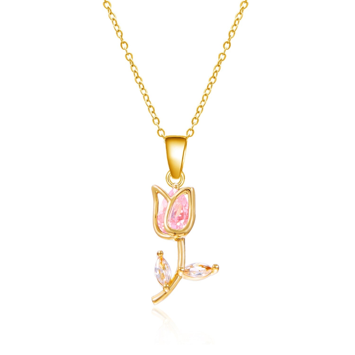 Elegant And Fashionable Tulip Necklace For Women