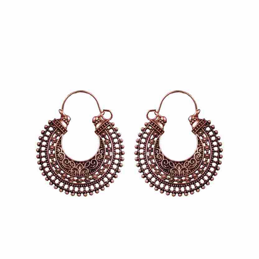 Bohemian Ethnic Style Vintage Hollow Carved Earrings