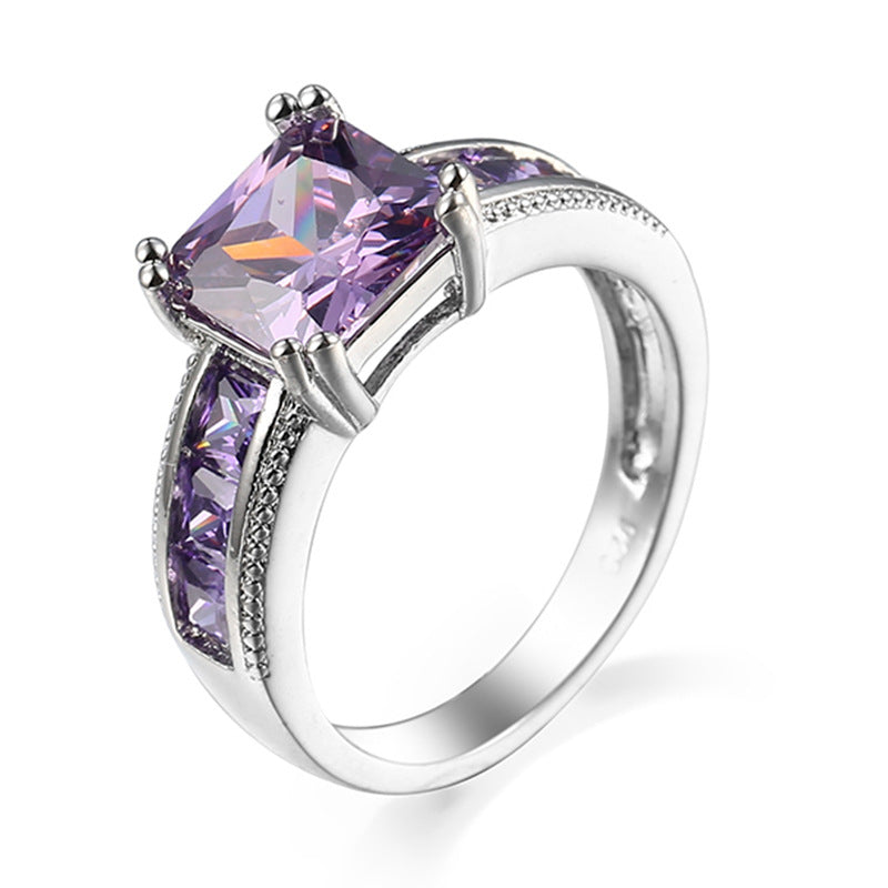 Zircon Trendy Jewelry Womens Wedding Ring