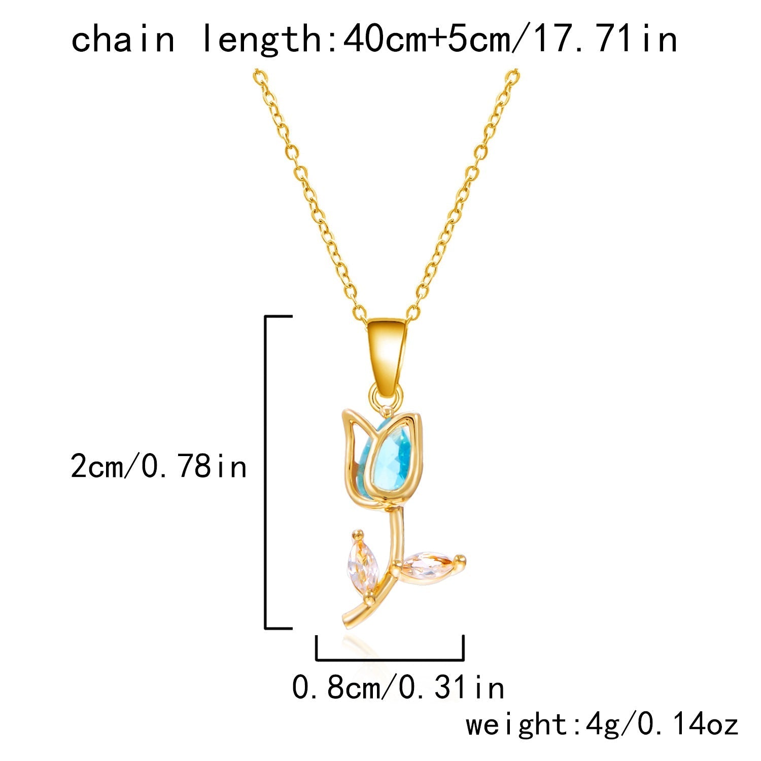 Elegant And Fashionable Tulip Necklace For Women