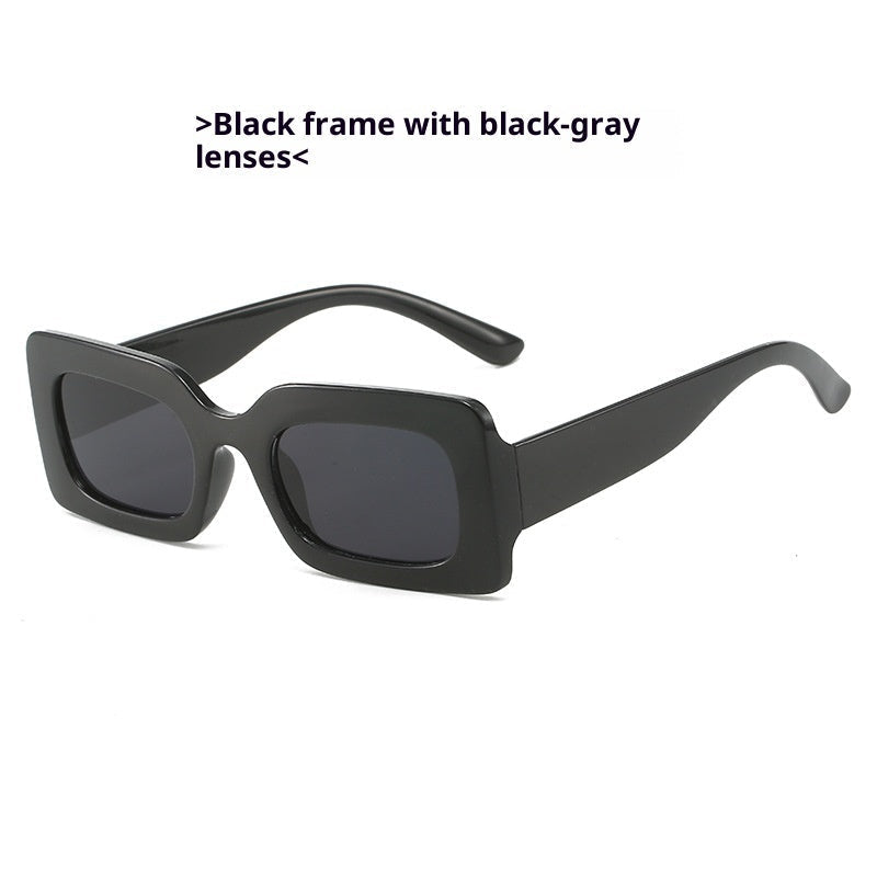 Retro Square Small-Frame Cross-Border Personalized Sunglasses