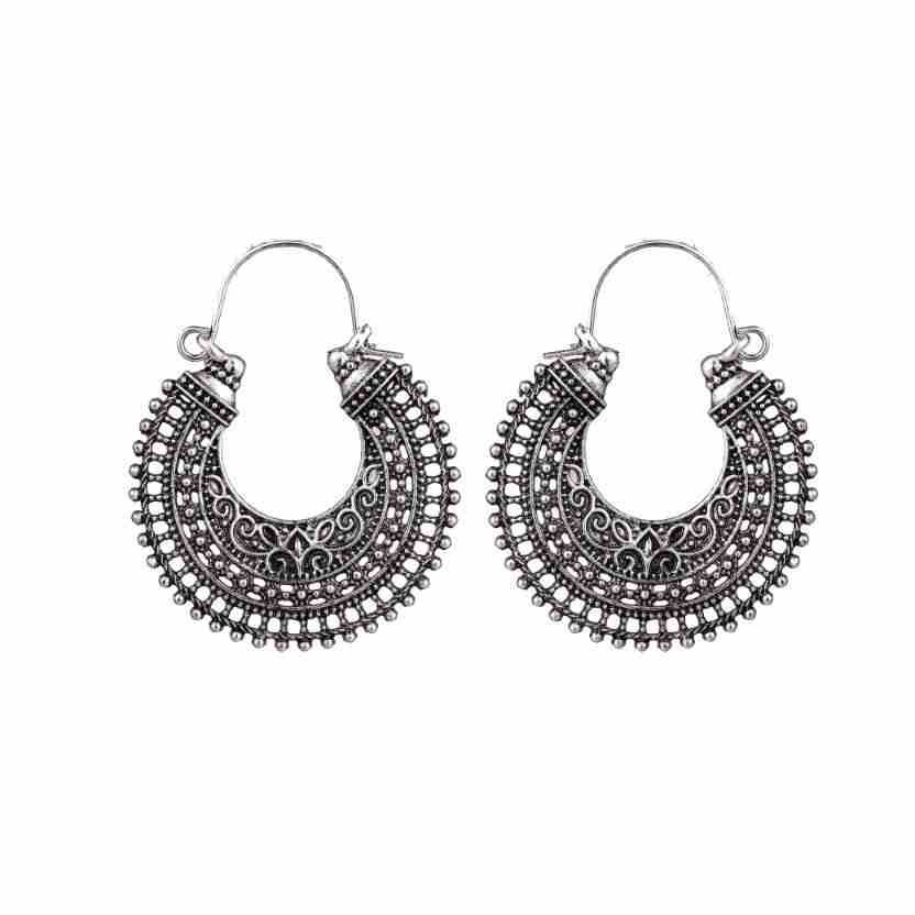 Bohemian Ethnic Style Vintage Hollow Carved Earrings