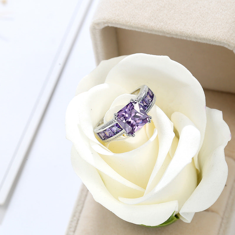 Zircon Trendy Jewelry Womens Wedding Ring
