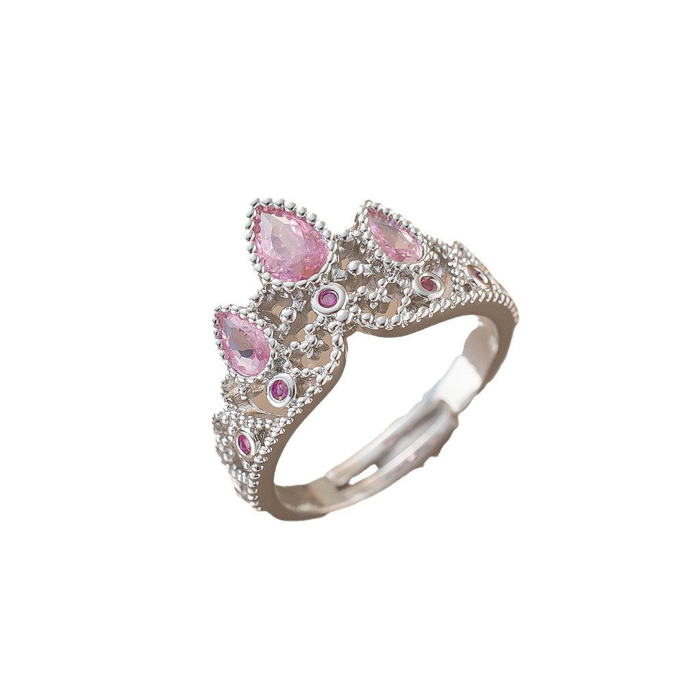 Affordable Luxury Adjustable Ring And Necklace Set