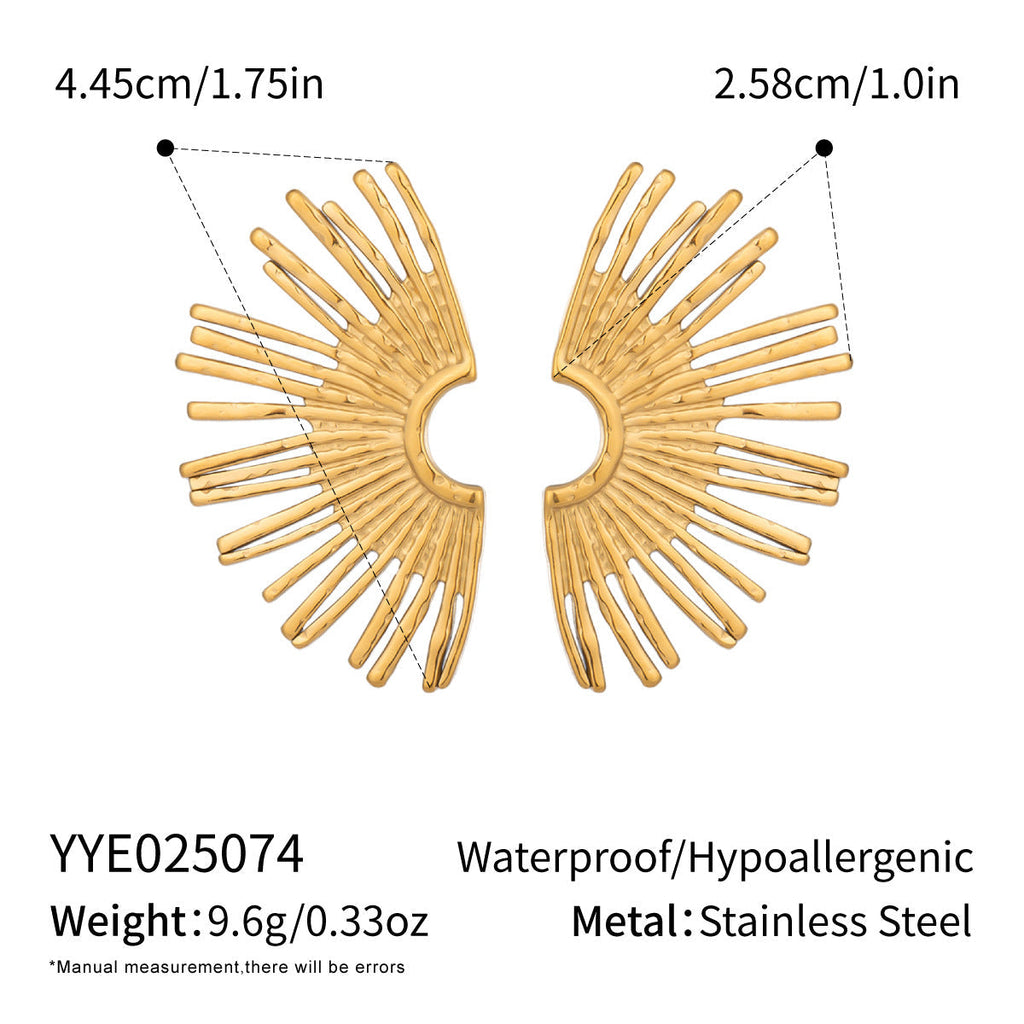 Fashionable Versatile Geometric Stud Earrings For Womencolorfast