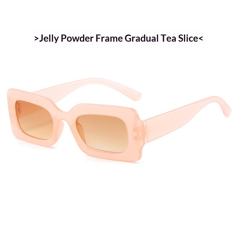 Retro Square Small-Frame Cross-Border Personalized Sunglasses
