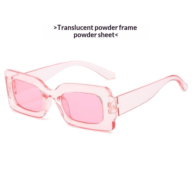 Retro Square Small-Frame Cross-Border Personalized Sunglasses