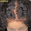250% 13x6 HD Kinky Curly Wigs Human Hair Deep Wave Curly Lace Front Wigs Kinky Curly 4C Edges 13X4 Lace Frontal Wig For Women