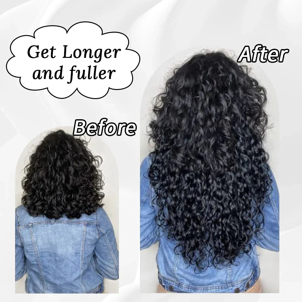 Water Wave Human Hair Bundles Curly Deep Wave 3 Bundles  Brazilian Natural Black Human Hair Remy Hair Human Hair Natural
