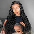 13x6 Glueless 230 Density Brazilian Deep Wave Curly HD 360 Lace Frontal Human Hair Wig For Women Preplucked Best Hair Water Wig