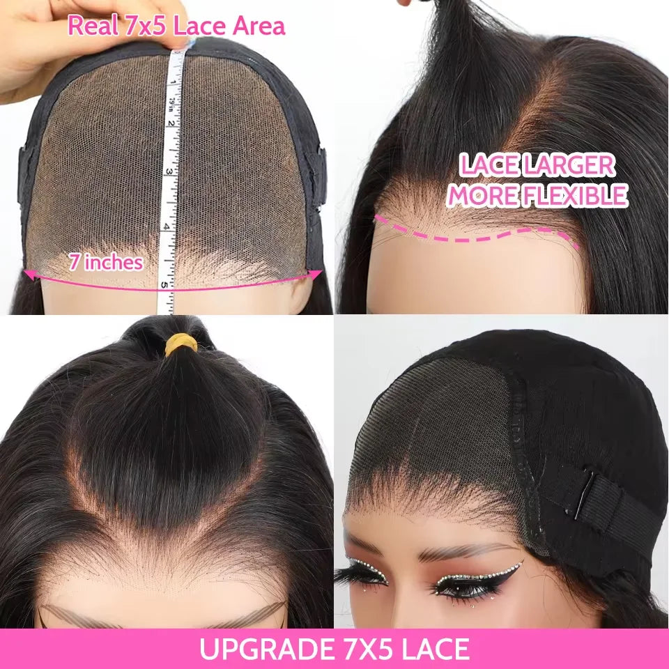 ISEE Hair Wig Colored Lace Front Wigs Malaysian Straight Chocolate Brown Human Hair Reddish Brown Lace Closure Wigs 99j Burgundy