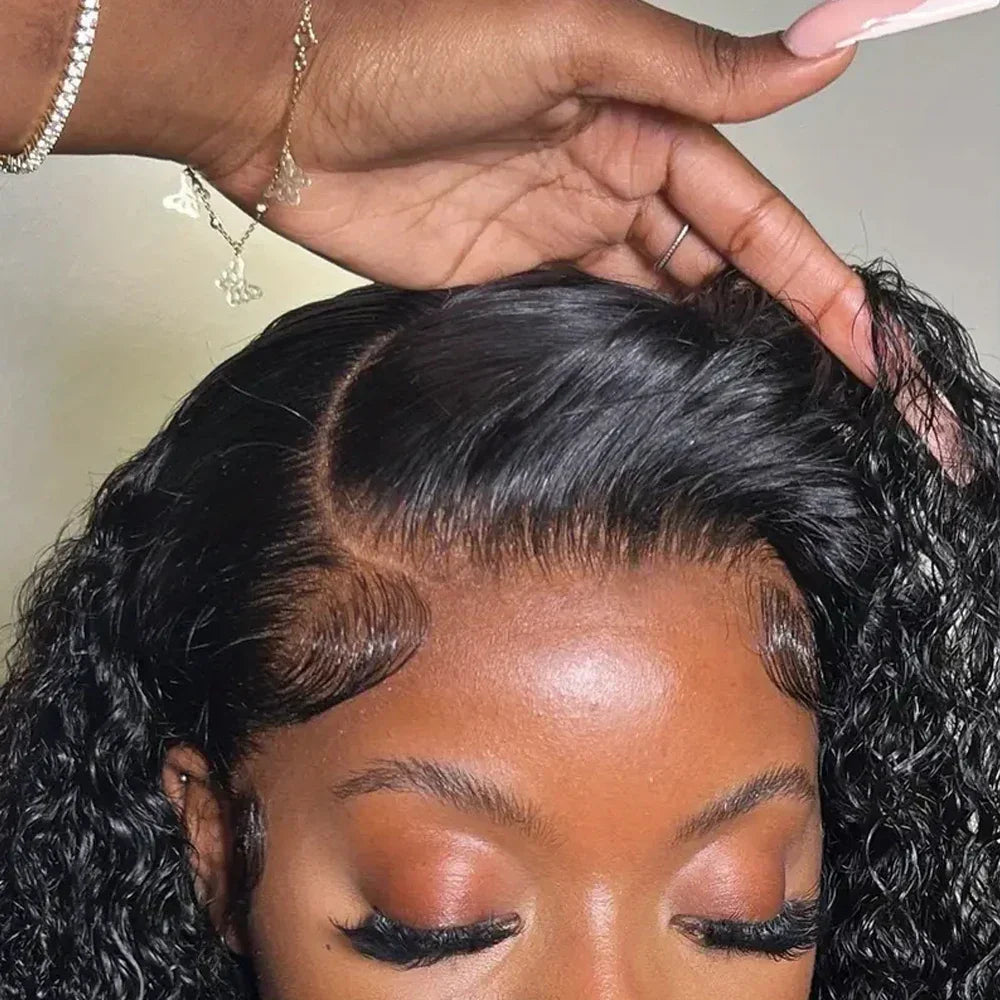 40 42 Inch Deep Curly Wave Human Hair Wigs 13x4 13x6 HD Lace Frontal Wigs Glueless 5x5 Closure 3 Seconds To Wear For Beginners