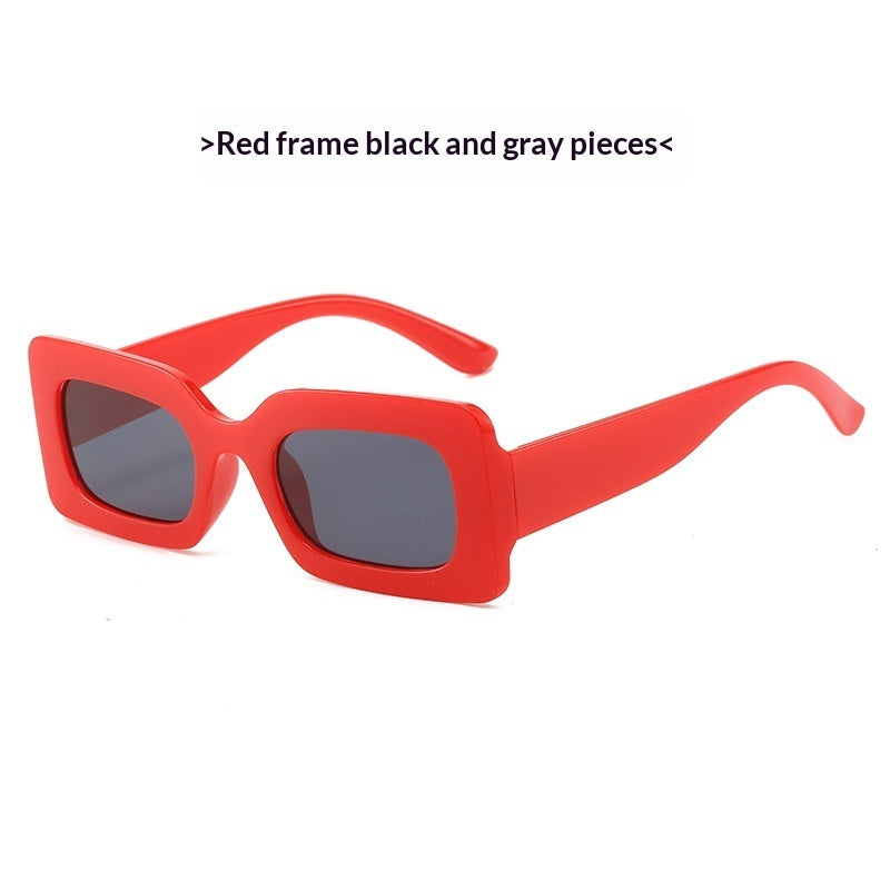 Retro Square Small-Frame Cross-Border Personalized Sunglasses