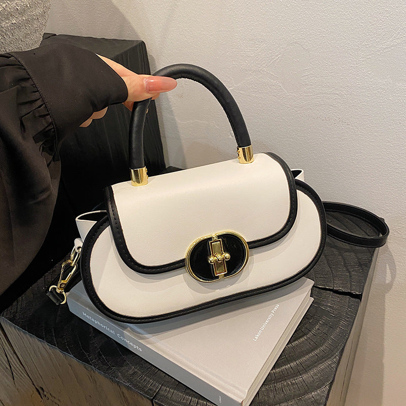Premium Retro Matte Tote Bag Autumn Crossbody Mini Round Bag