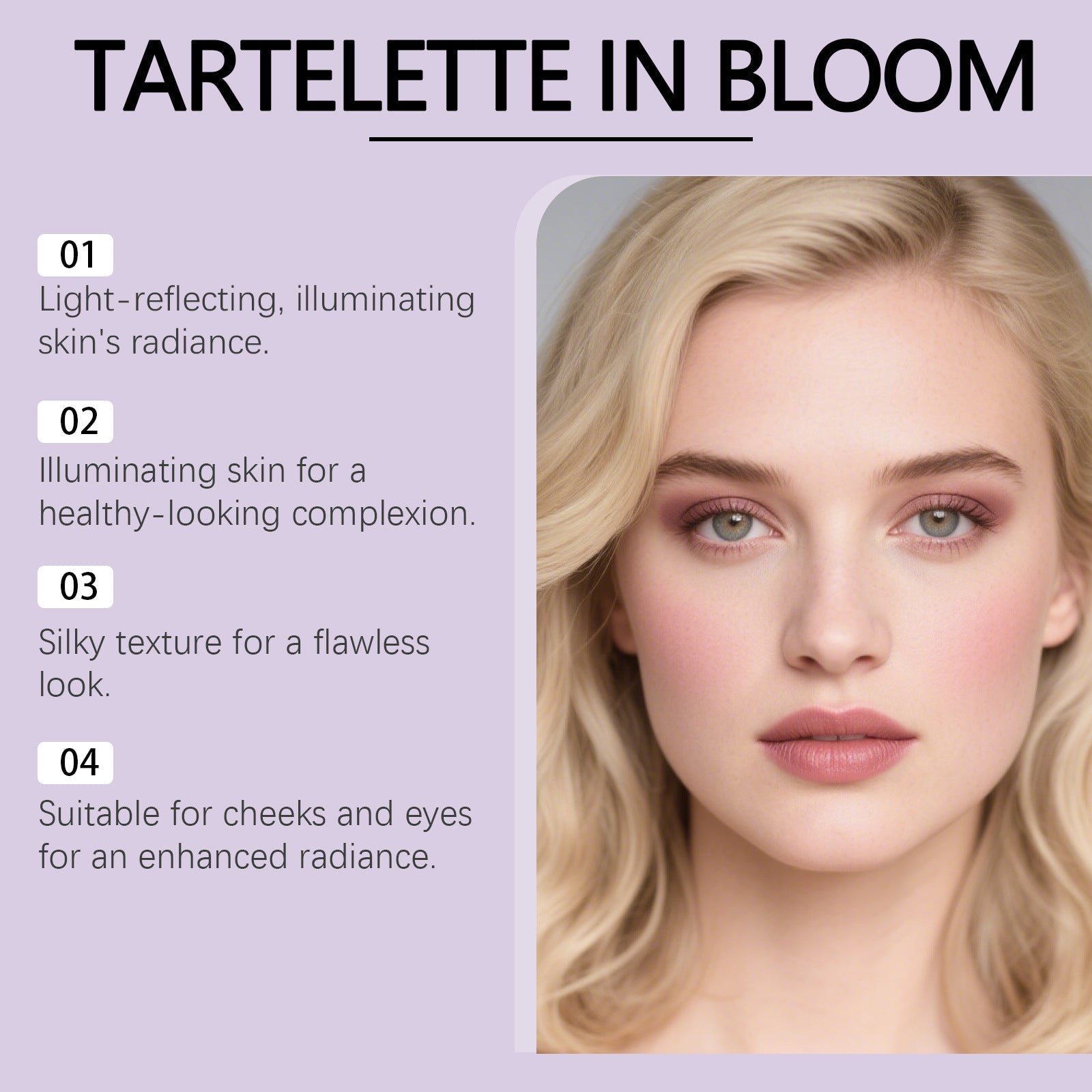 High-gloss Natural Makeup Diamond Texture A Plate Of Multi-purpose Daily Portable-eye Cheek Makeup