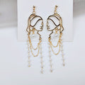 Chinese-style Ear Studs Retro Imperial Court Ruyi Tassels