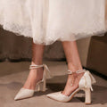 Women's Pumps 2026 Spring New Arrival, Designed Pearl Bow, Unique And Elegant Style