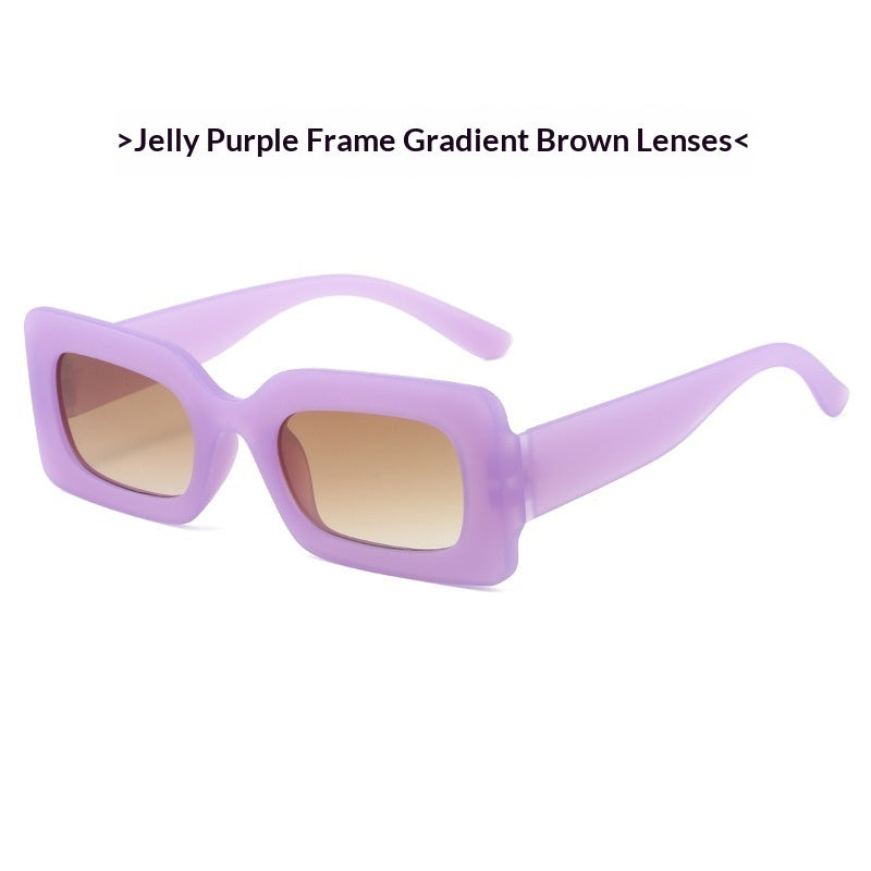 Retro Square Small-Frame Cross-Border Personalized Sunglasses