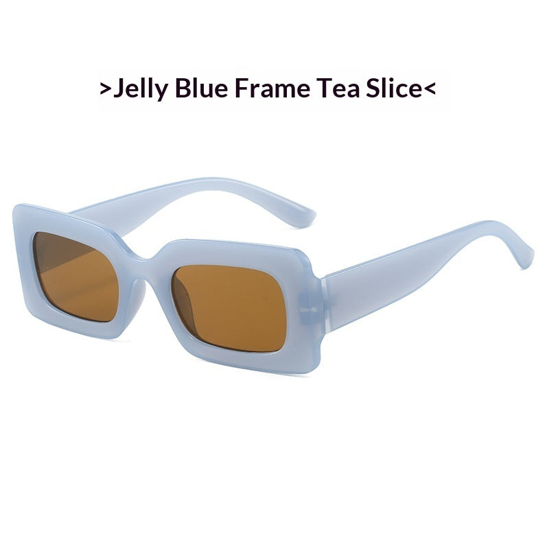 Retro Square Small-Frame Cross-Border Personalized Sunglasses